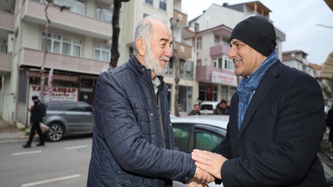 Başkan Söğüt esnaf ziyaretlerine hız kesmeden devam ediyor !