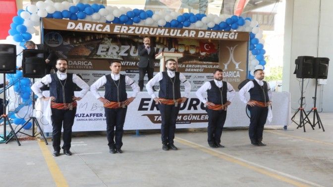 Darıcada Erzurum Yöresel Günleri başladı