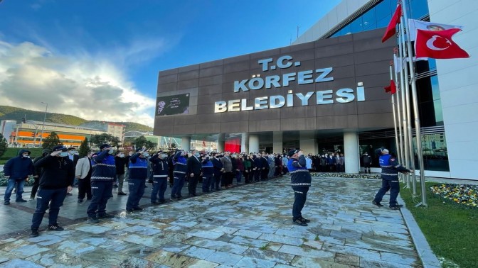 Körfez Belediyesi Atatürk’ü Andı