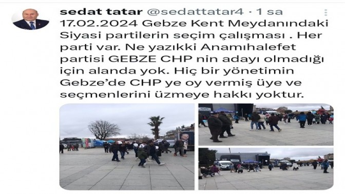 Sefat Tatar: Her parti var CHP yok!